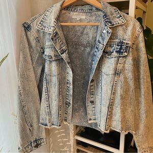 Veveret | Rhinestone Denim Jacket